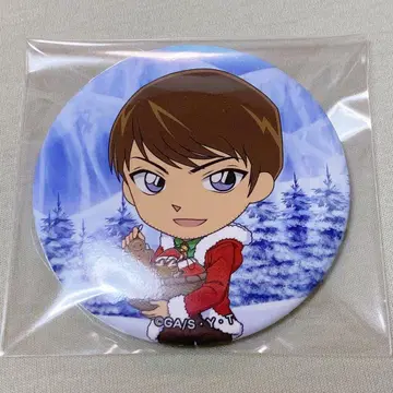 명탐정 코난 모로후시 히로미츠  코난 퍼즐 산타 캔뱃지