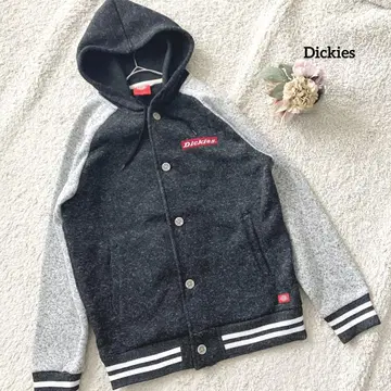디키즈 Dickies 후드 부착 후드티 그레이 가디건 XL 새상품급