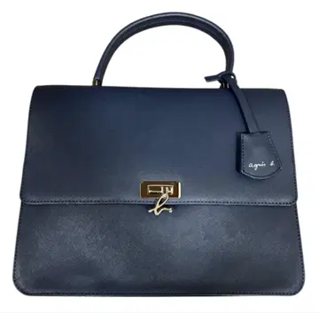 [ 중고 ] Agnes b. 네이비 핸드백 2WAY 숄더백