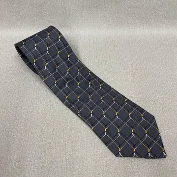 [ H ] dunhill 던힐 넥타이 골프 클럽 패턴 이탈리아제 실크