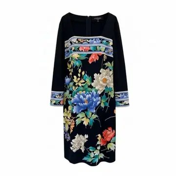 극미품 레오나르 칸칸 아름다운 꽃무늬 원피스