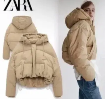 ZARA 퍼프 다운 자켓