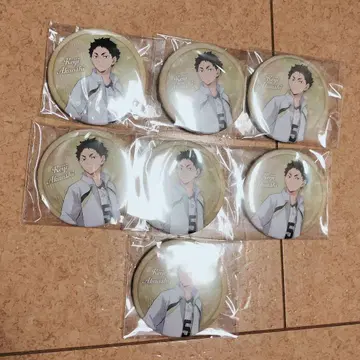 하이큐!! 아카아시 케이지 캔뱃지 7개 세트 운 시도 복권