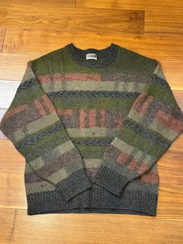 MR.YORK 멀티 컬러 니트 스웨터 LL