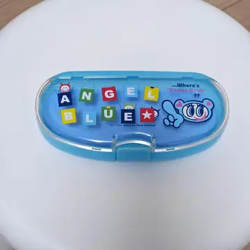 ANGEL BLUE 플라스틱 펜 케이스 안경 케이스