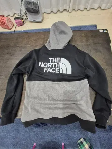 THE NORTH FACE 풀집업 후드티 블랙/그레이
