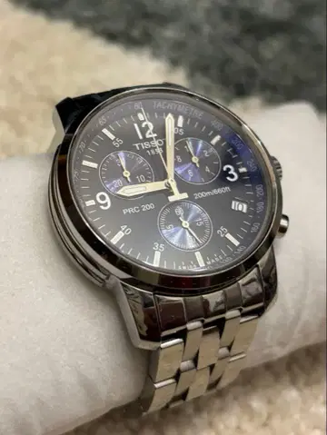 TISSOT PRC200 크로노그래프 손목시계 블루