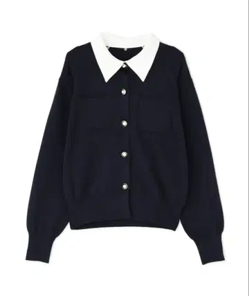 내추럴 뷰티 베이직 2way 칼라 니트 자켓