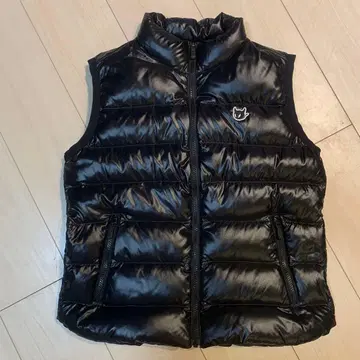 waac 여성용 다운 베스트 블랙 가을/겨울 사이즈 3 (L 상당)