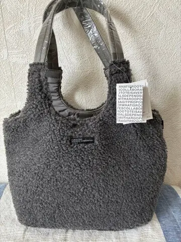 보아 소재 그레이 토트백 택 포함 새상품