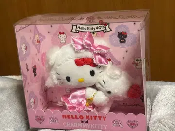 헬로키티 차미키티 40th 레어 봉제 인형