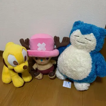 봉제 인형 3체 초파, 플루토, 카비곤