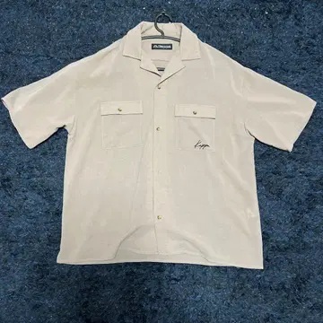 Kappa 반팔 셔츠 베이지