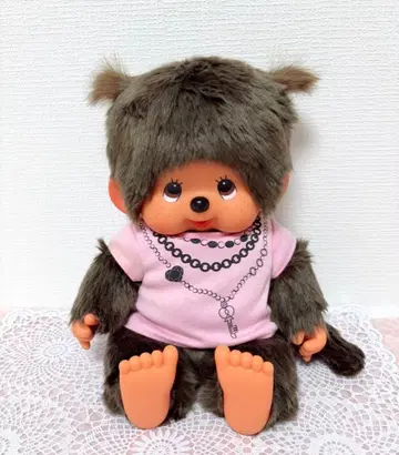 [ 희귀 레어 당시 물건 ] 몬치치 말랑말랑 L 사이즈 여아 양갈래 머리