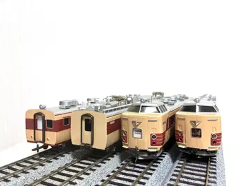 HO 게이지 485계 특급형 기차 4량 세트