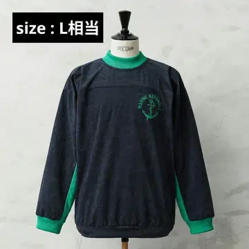 데드스탁 프랑스 해군 벨벳 트레이닝 스웨트 셔츠