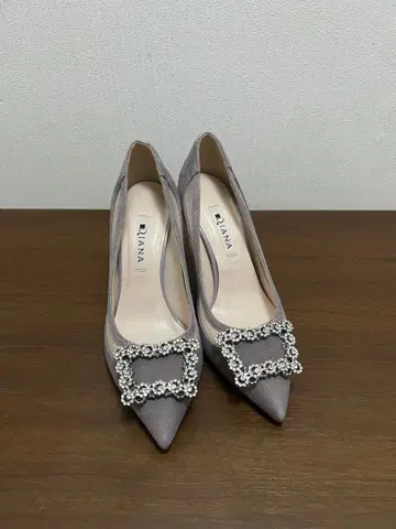 DIANA 그레이 비쥬 하이힐 펌프스