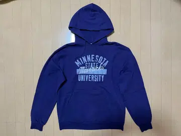 Champion 퍼플 후드티 L 사이즈