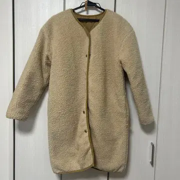 쁘띠마인 리버서블 보아 자켓