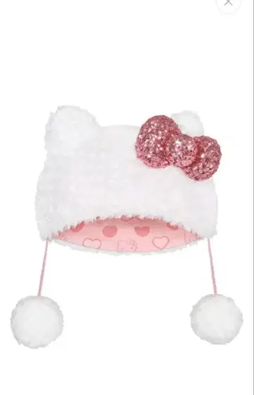 새상품급 헬로키티 폼폼 포함 햇 유니버셜 USJ