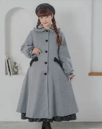 아오키 미사코 시마미사 롱 코트 LL