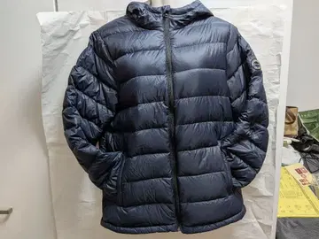 아바클로 네이비 후드 부착 다운 자켓 US S 사이즈