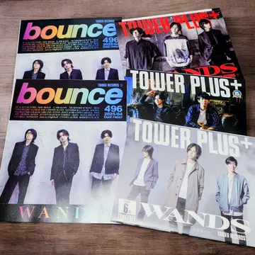 WANDS 타워 레코드 프리 페이퍼 4종 5권 세트