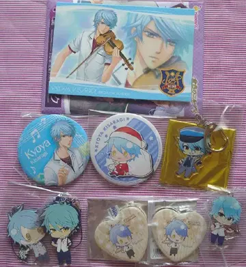 금색의 코르다 3 키사라기 히비키 캔뱃지 아크링 키링 등 세트