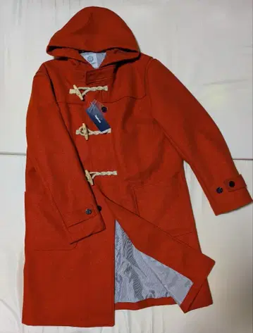 HARVARD 더플 코트 롱 기장 오렌지 L 사이즈 Right-on
