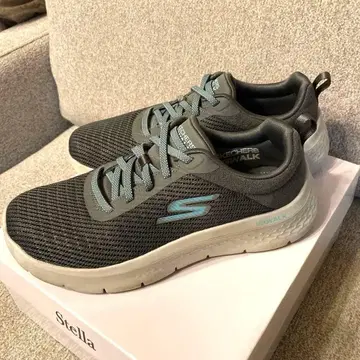 SKECHERS GO WALK 그레이/라이트 블루