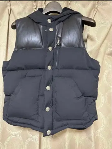 마스터마인드 evermore기 다운 베스트 가죽 라이더스