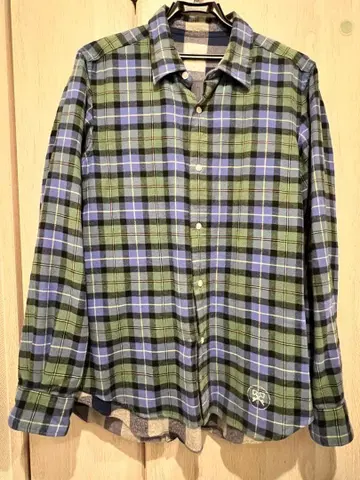 유니폼 익스페리먼트 체크 무늬 셔츠 사이즈 3