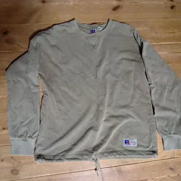 RUSSELL ATHLETIC 올리브 그린 에이징 올드 디자인