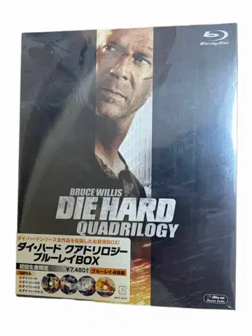 [ 미개봉 새상품 ] 다이 하드 쿼드러지 4부작 Blu-rayBOX