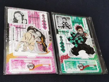 귀멸의 칼날 탄지로 네즈코 디오라마 원작 아크릴 스탠드 세트