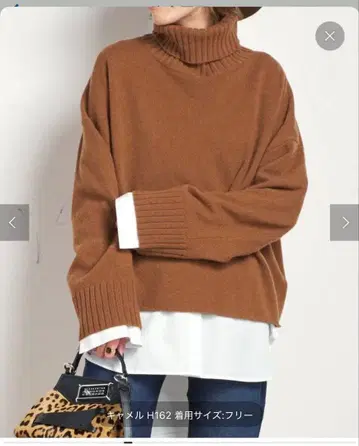 새상품 AP STUDIO cropped 터틀넥 deuxieme