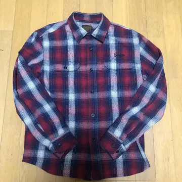 CALIE 체크 무늬 플란넬 셔츠 L 칼리