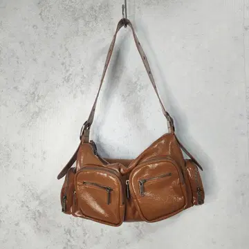 JEANASIS 지나시스 숄더백 브라운