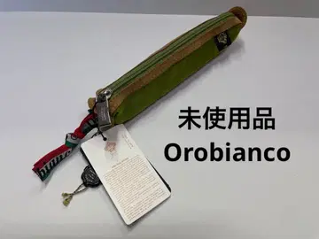 미사용품 Orobianco 오로비안코 나일론 스웨이드 펜 케이스