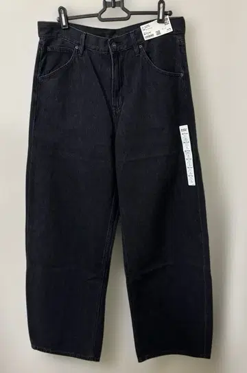 [ 새상품 미사용 ] UNIQLO 배기 커브 청바지 28