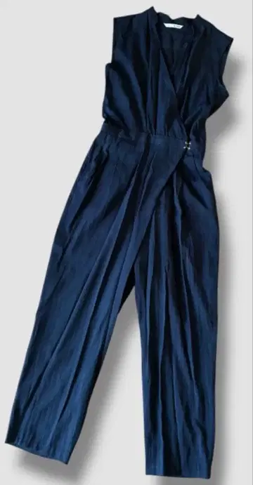 퀄리테 네이비 랩 스타일 올인원 살로펫