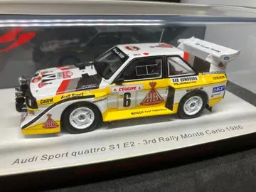 1/43 스파크 모델 아우디 스포츠 콰트로 1986 몬테카를로 3위