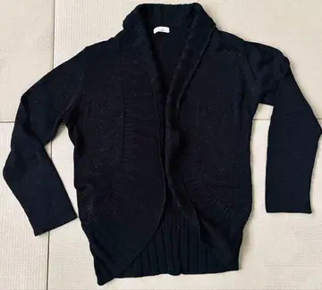 새상품급 볼레로 골드 라메 가디건