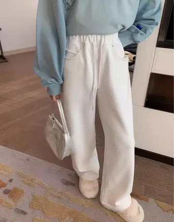 REST&RECREATION 캐주얼 팬츠 화이트