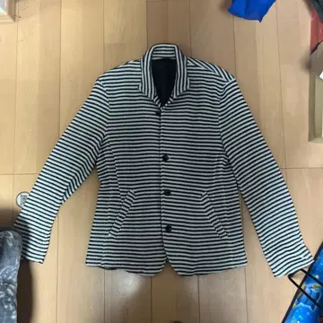 Gdragon풍 스트라이프 테일러드 자켓