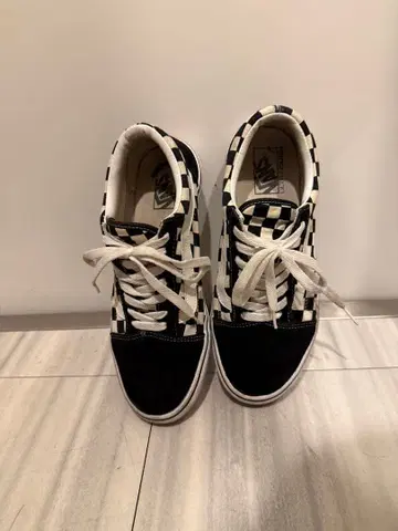 Vans 체커 패턴 스니커즈