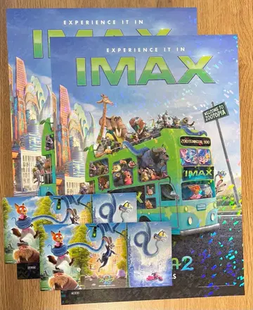 IMAX 주토피아2 포스터 2장 세트