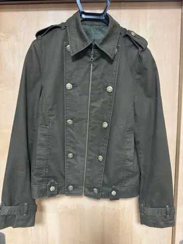 [ 새상품급 ] 시맨틱 디자인 나폴레옹 자켓 카키 M 밀리터리