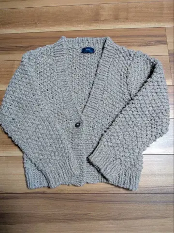 SHIPS 베이지 니트 가디건