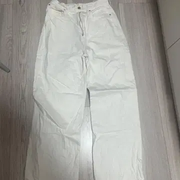 Silk by Jeans 화이트 와이드 팬츠 26